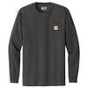Carhartt Men's Carbon Heather Workwear Pocket Long Sleeve T-Shirt