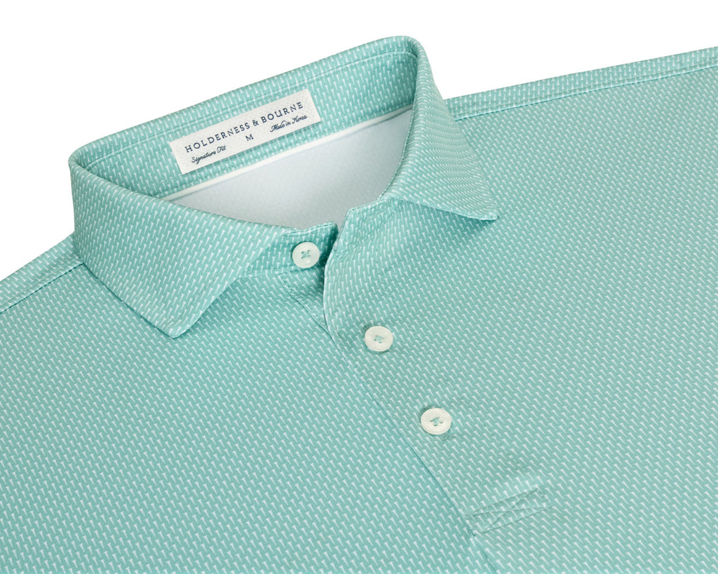 Holderness & Bourne Men's Cascade Green The Hicks Shirt
