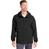 HUK Men's Black Rover Rain Jacket