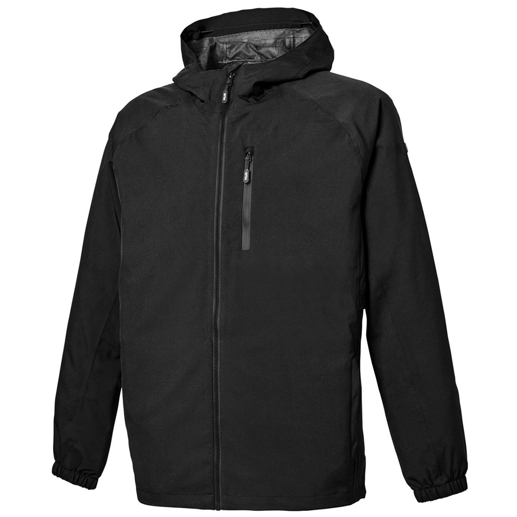 HUK Men's Black Rover Rain Jacket