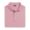 FootJoy Men's Red/White/Light Blue Stellar Print Lisle Shirt
