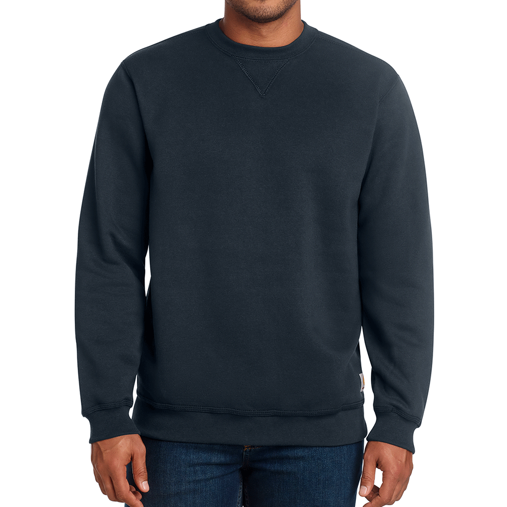 Carhartt Men's New Navy Midweight Crewneck Sweatshirt