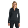 Nike Women's Anthracite Dri-FIT Micro Pique 2.0 Long Sleeve Polo