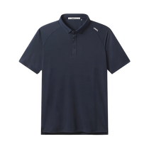 UNRL Men's Navy Pique Pro Polo