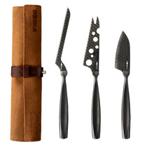 Boska Black Cheese Knife Set Monaco+ Dark