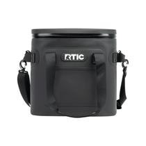 RTIC Black 20 Soft Pack Cooler