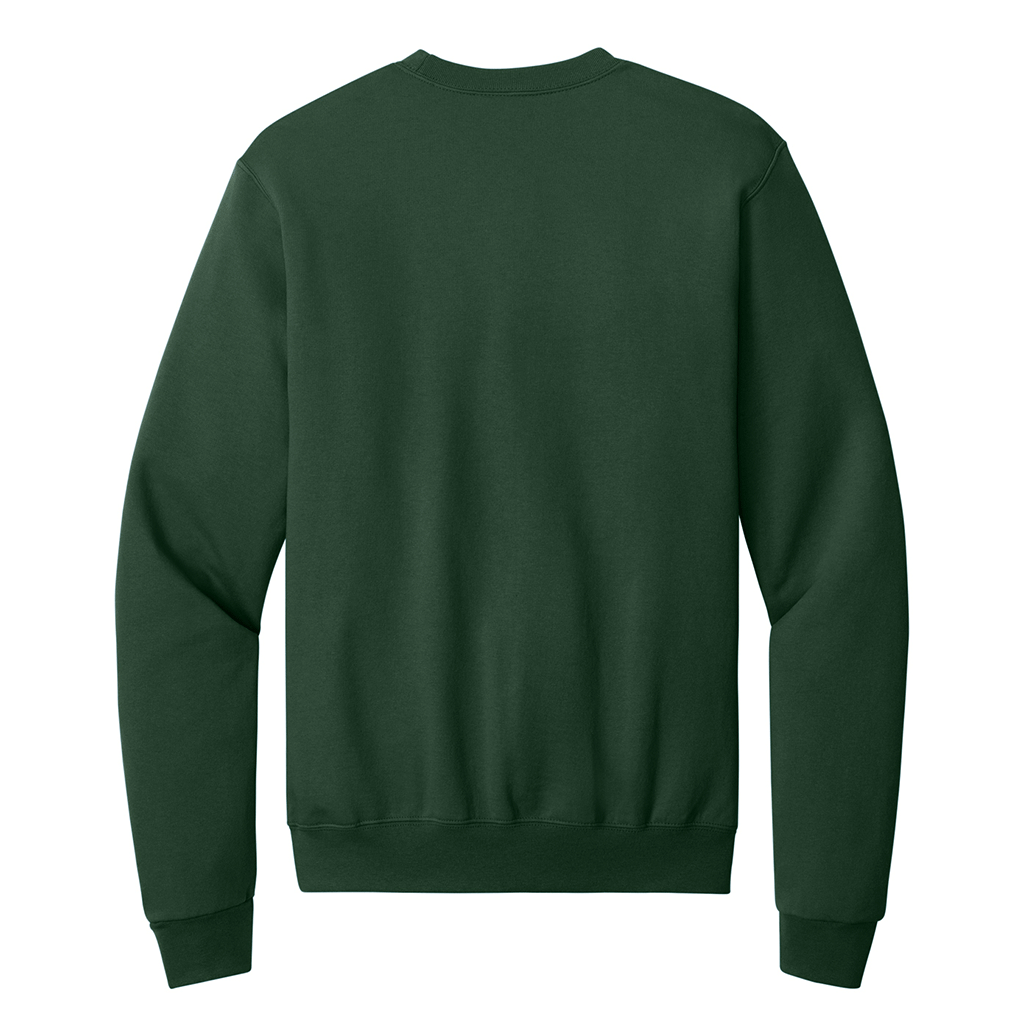 Champion Unisex Dark Green Powerblend Crewneck Sweatshirt