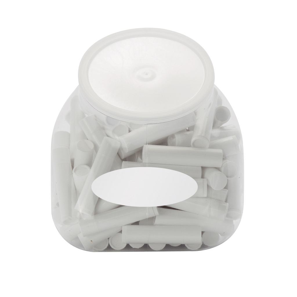 SnugZ 94 oz Unflavored Lip Balm Tub Display