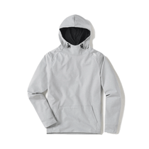 UNRL Youth Heather Gray Crossover Hoodie II