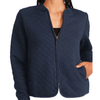 Marine Layer Women's Navy Corbet Quilted Bomber