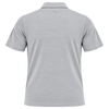 MerchPerks Zusa Men's White/Steel Heather Stripe Polo