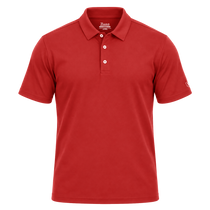 48-Hour Zusa Men's Red Everyday Pique Polo