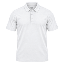 Zusa Men's White Everyday Pique Polo
