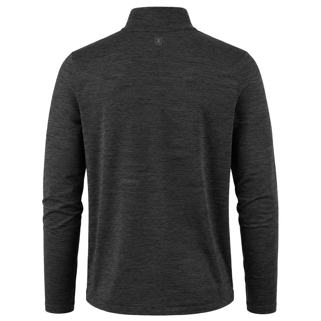 Zusa Men's Charcoal Heather Brisk Quarter Zip