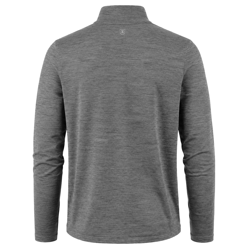 Zusa Men's Medium Grey Heather Brisk Quarter Zip