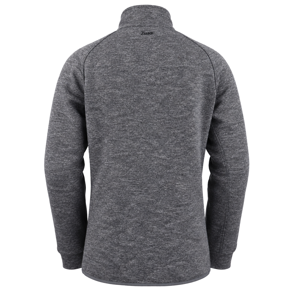 Zusa Men's Light Grey Heather Midtown Fleece Full Zip