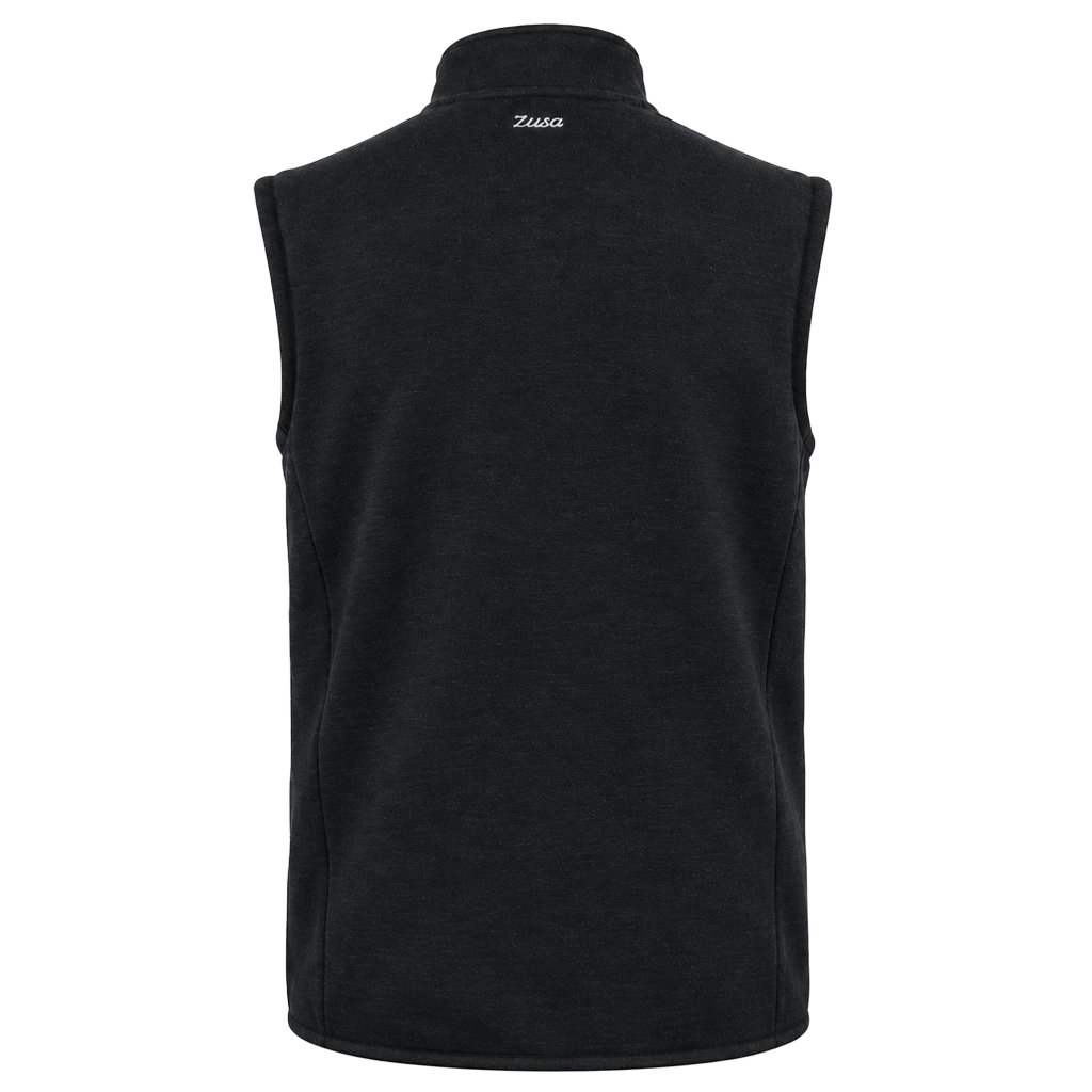 Zusa Men's Black Midtown Fleece Vest