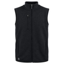 Zusa Men's Black Midtown Fleece Vest