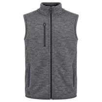 Zusa Men's Light Grey Heather Midtown Fleece Vest