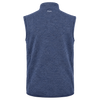 48-Hour Zusa Men's True Navy Heather Midtown Fleece Vest