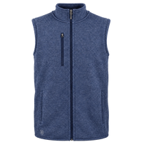 Zusa Men's True Navy Heather Midtown Fleece Vest
