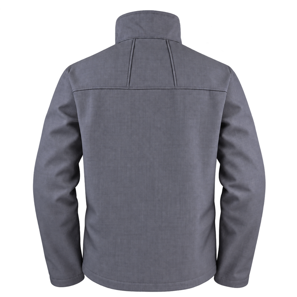 Zusa Men's Grey Cross-Hatch Wanderlust Traveler Jacket