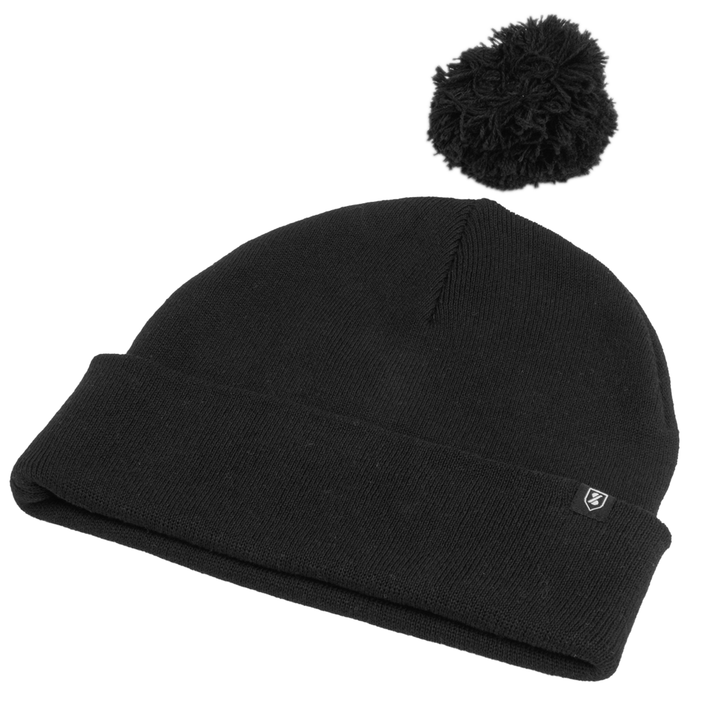 Zusa Black Cold Snap Cuffed Beanie