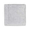 MerchPerks Zusa White with Charcoal Plush Siesta Blanket
