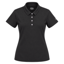 48-Hour Zusa Women's Black Everyday Pique Polo