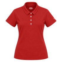 48-Hour Zusa Women's Red Everyday Pique Polo