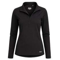 Zusa Women's Black Brisk Quarter Zip