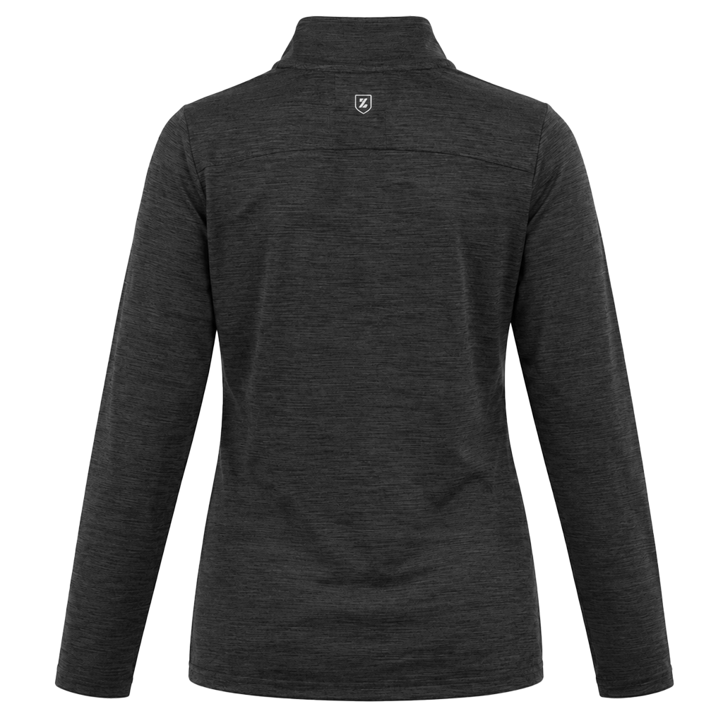 Zusa Women's Charcoal Heather Brisk Quarter Zip
