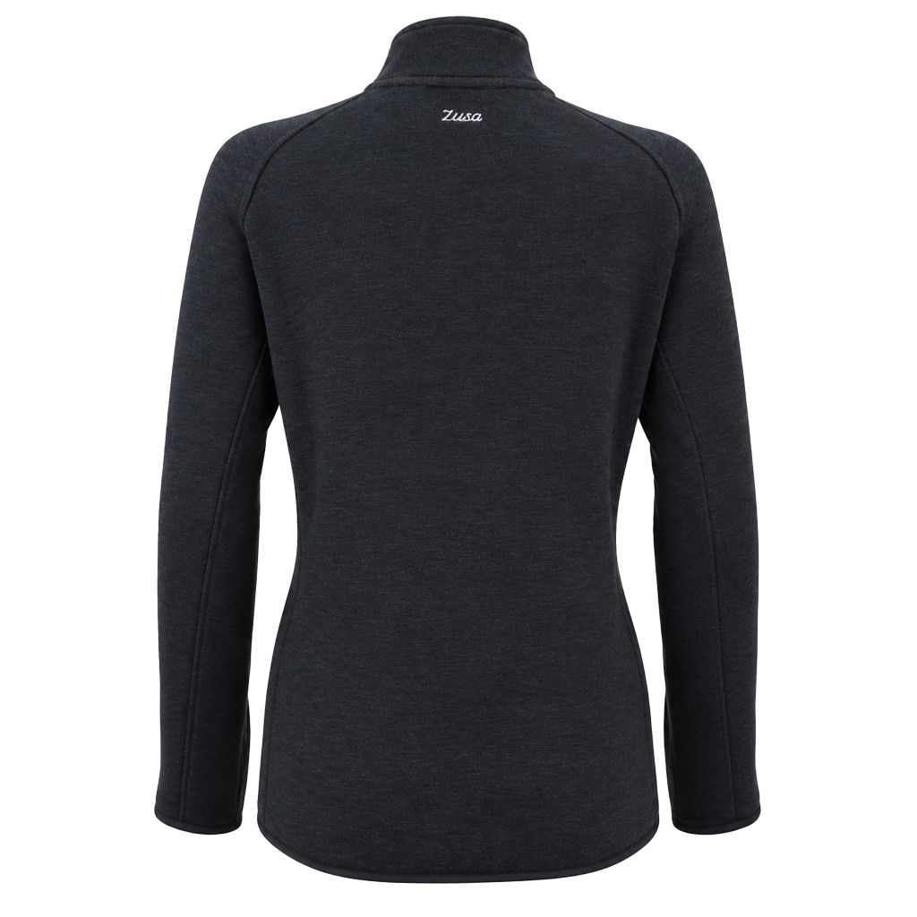 48-Hour Zusa Women's Black Midtown Fleece Full Zip