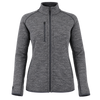 Zusa Women's Light Grey Heather Midtown Fleece Full Zip