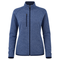 Zusa Women's True Navy Heather Midtown Fleece Full Zip