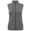 48-Hour Zusa Women's Light Grey Heather Midtown Fleece Vest