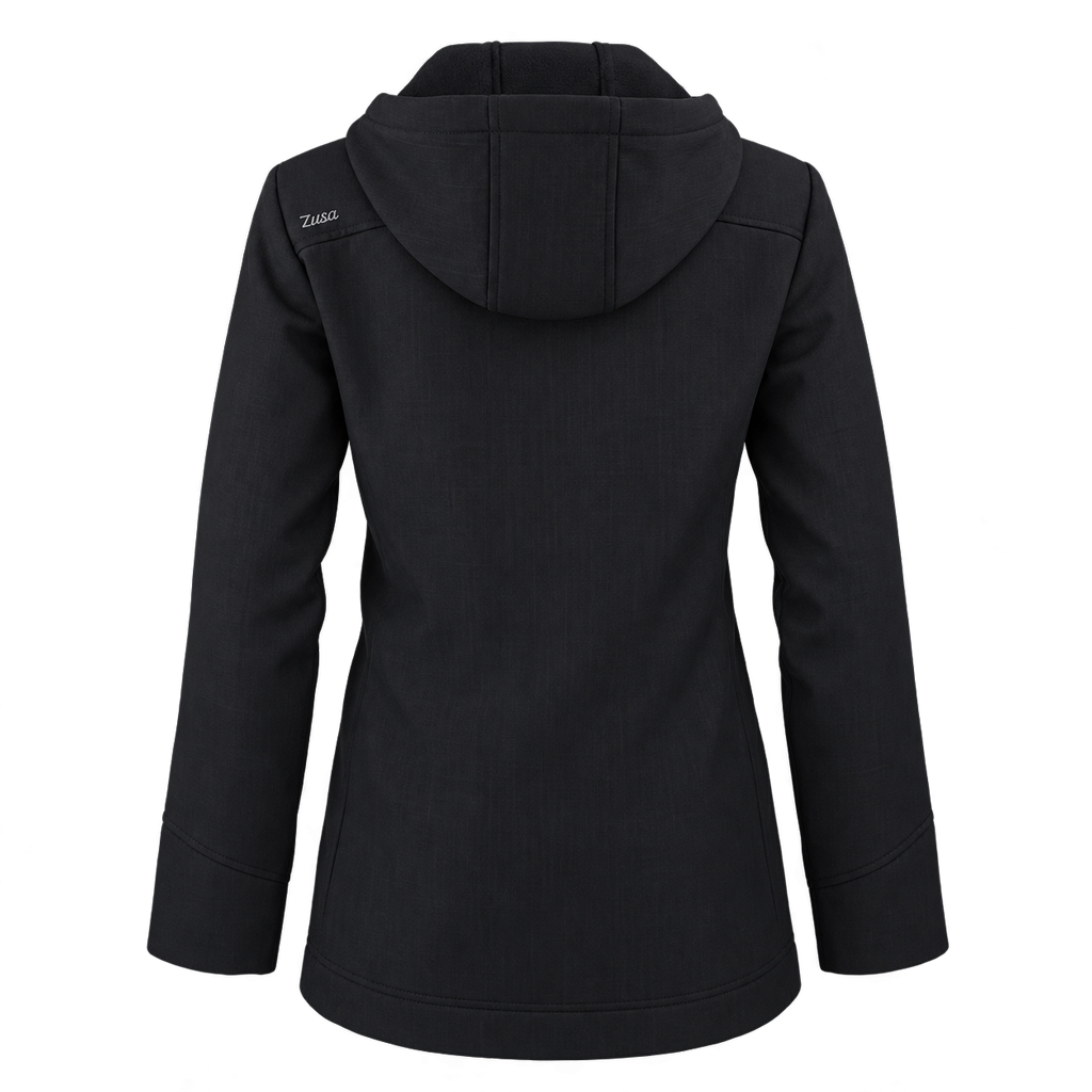 Zusa Women's Black Cross-Hatch Wanderlust Traveler Jacket