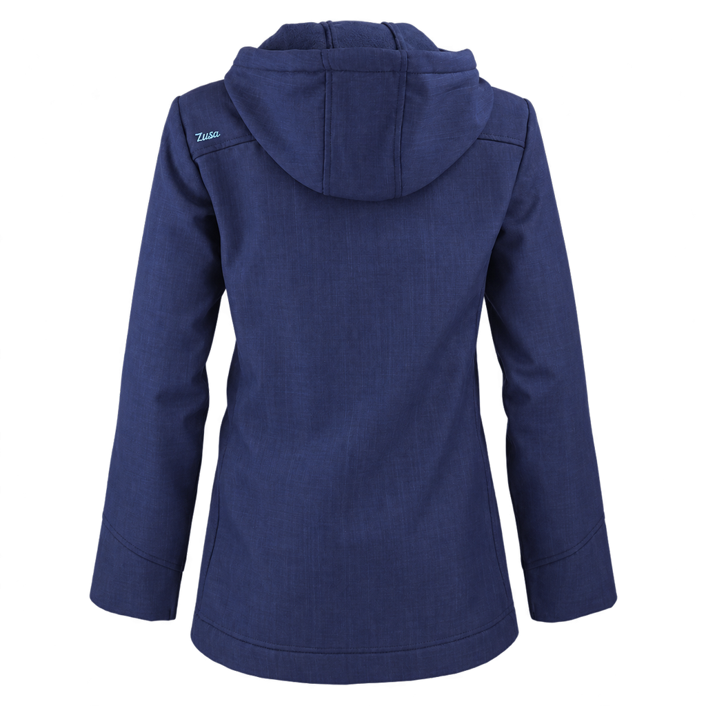 Zusa Women's Navy Cross-Hatch Wanderlust Traveler Jacket