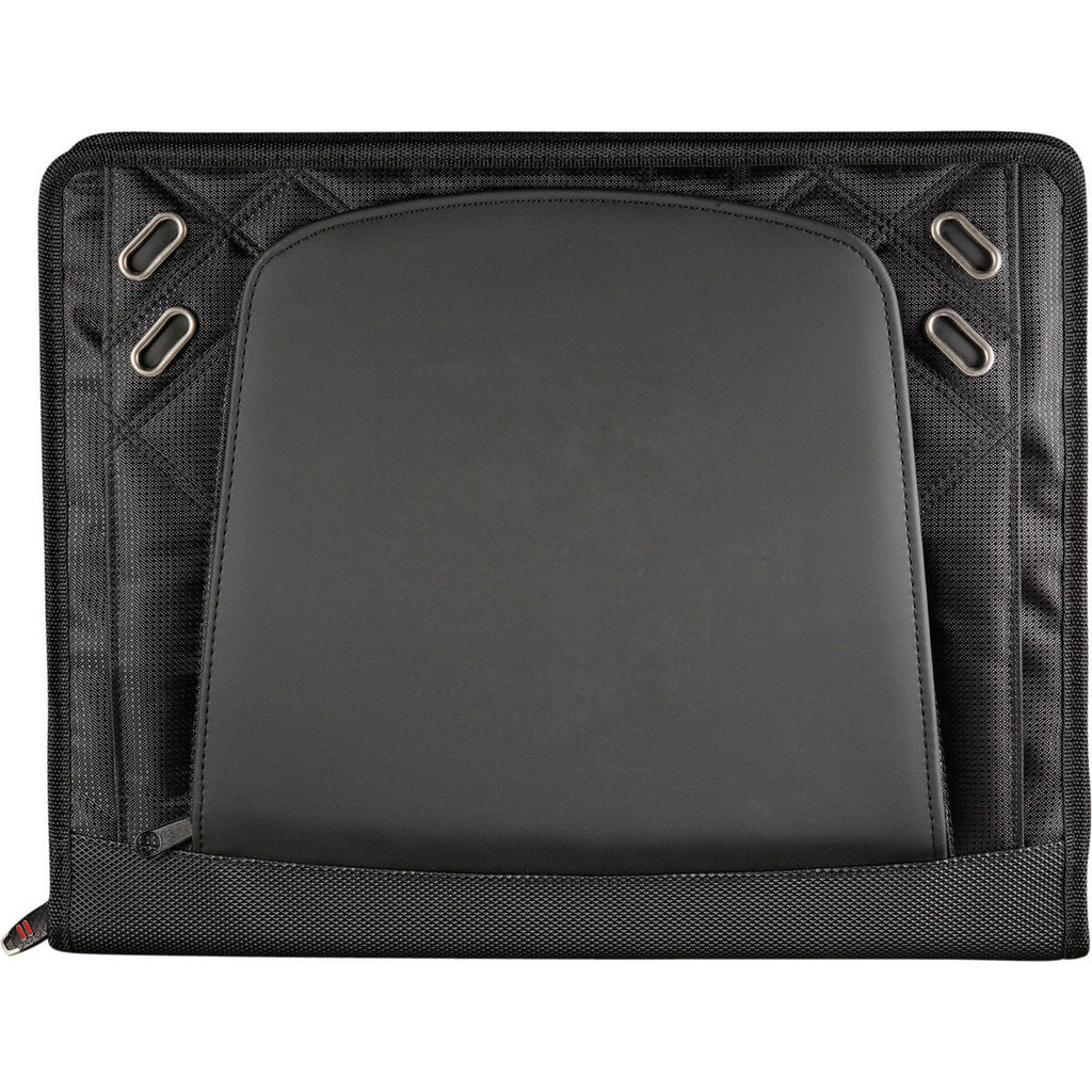Elleven Black 10" Tablet Zippered Padfolio