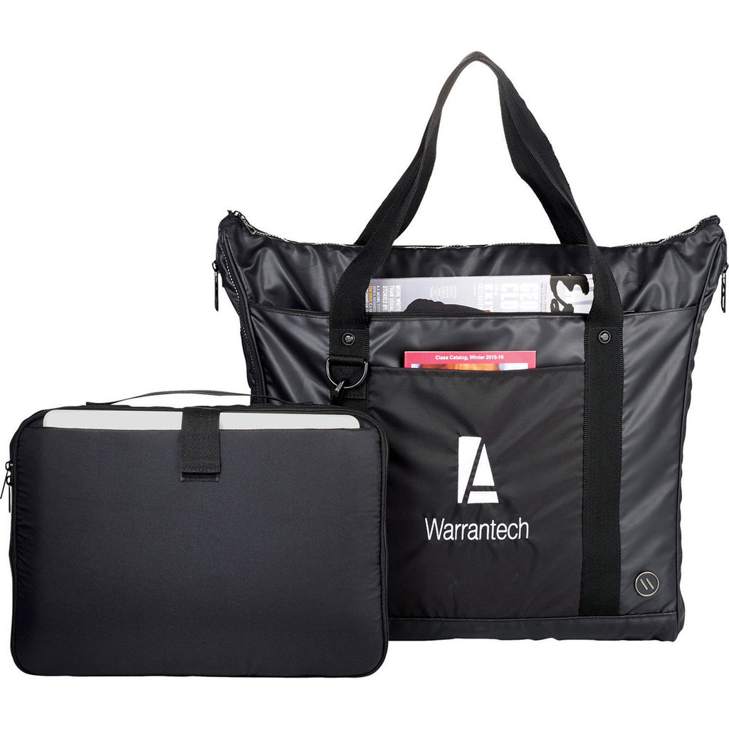 Elleven Black 15" Computer Travel Tote with Garment Bag