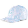 Puma Golf Bright White / Blue Glow Beach Print P Snapback Cap