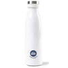 Aviana White Opaque Gloss Palmer 17 oz Double Wall Stainless Bottle