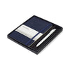 Moleskine Navy Blue Medium Notebook and GO Pen Gift Set