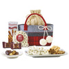 Gourmet Expressions Red Black & Charcoal Plaid Mad for Plaid Treats Tote