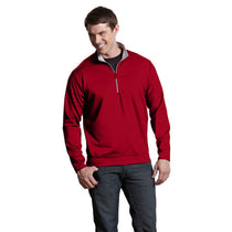 Antigua Men's Dark Red/Silver Leader Jacket