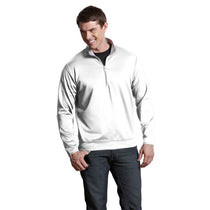 Antigua Men's White/Silver Leader Jacket