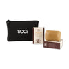 Soapbox Coconut Milk & Sandalwood Healthy Hands Gift Set with Black Pouch