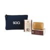 Soapbox Coconut Milk & Sandalwood Healthy Hands Gift Set with Navy Pouch