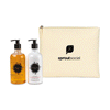 Beekman 1802 Honeyed Grapefruit Farm to Skin Ultimate Hand Care Gift Set with Tan Pouch
