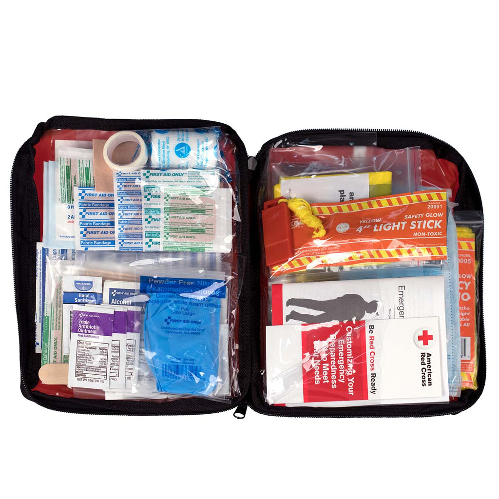 American Red Cross Black Preparedness Backpack Bundle